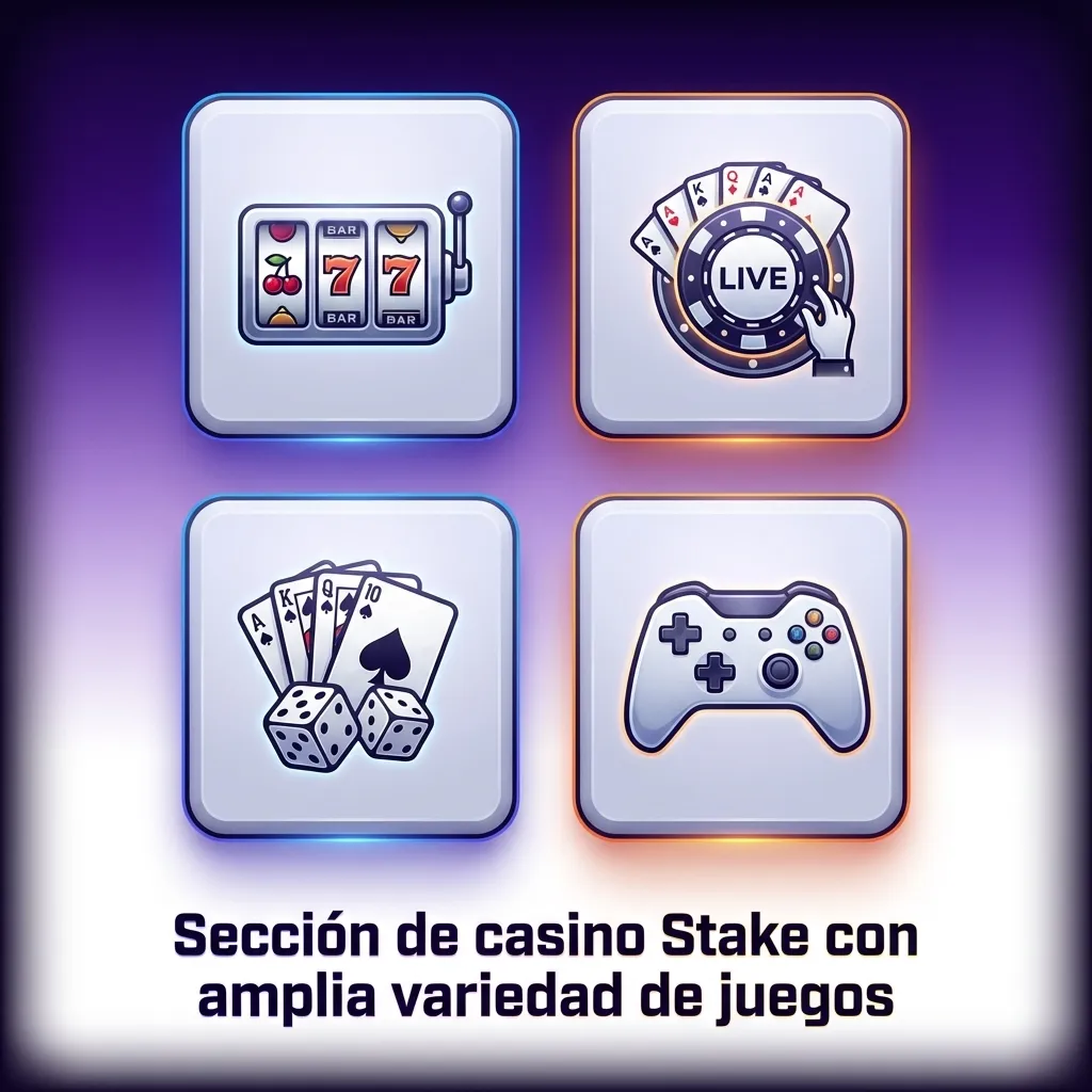 Interfaz del casino Stake mostrando categorías de juegos: slots, crash, originales, mesa, game shows e instantáneos