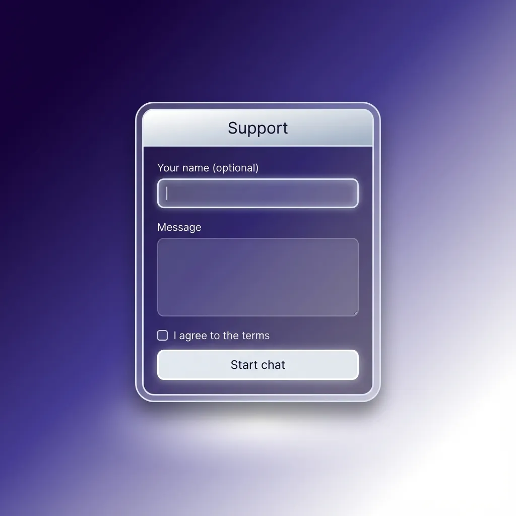 Agente de soporte de casino online atendiendo a jugador argentino en chat en vivo en español, íconos de email y redes sociales