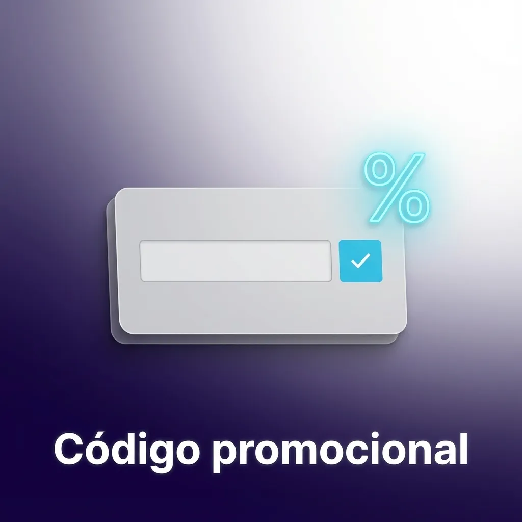 Tabla de códigos promocionales en español con tipos de beneficio y dónde ingresarlos al registrarse o depositar